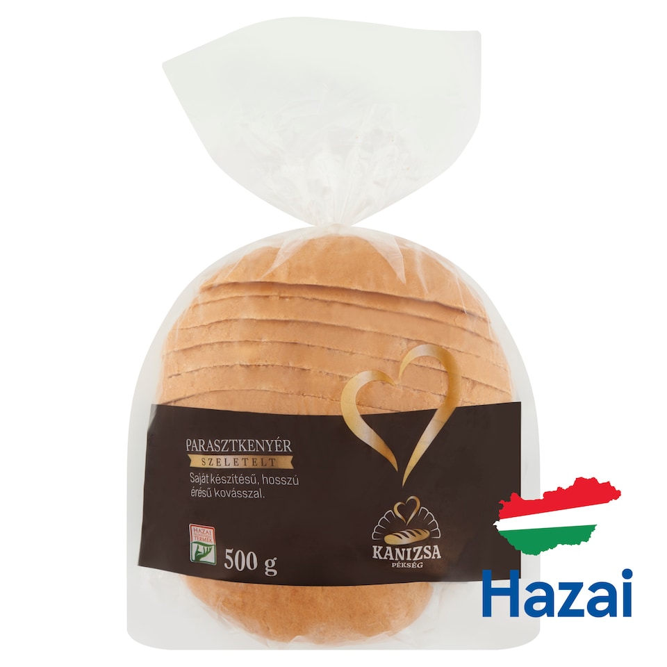 Kanizsa Pékség szeletelt parasztkenyér 500 g