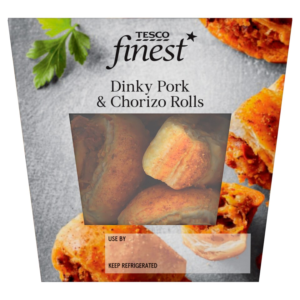 Tesco Finest Dinky Pork & Chorizo Rolls 144g