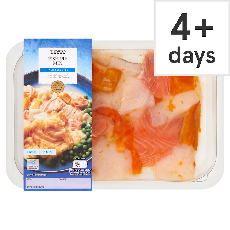 Tesco Fish Pie Mix 250G