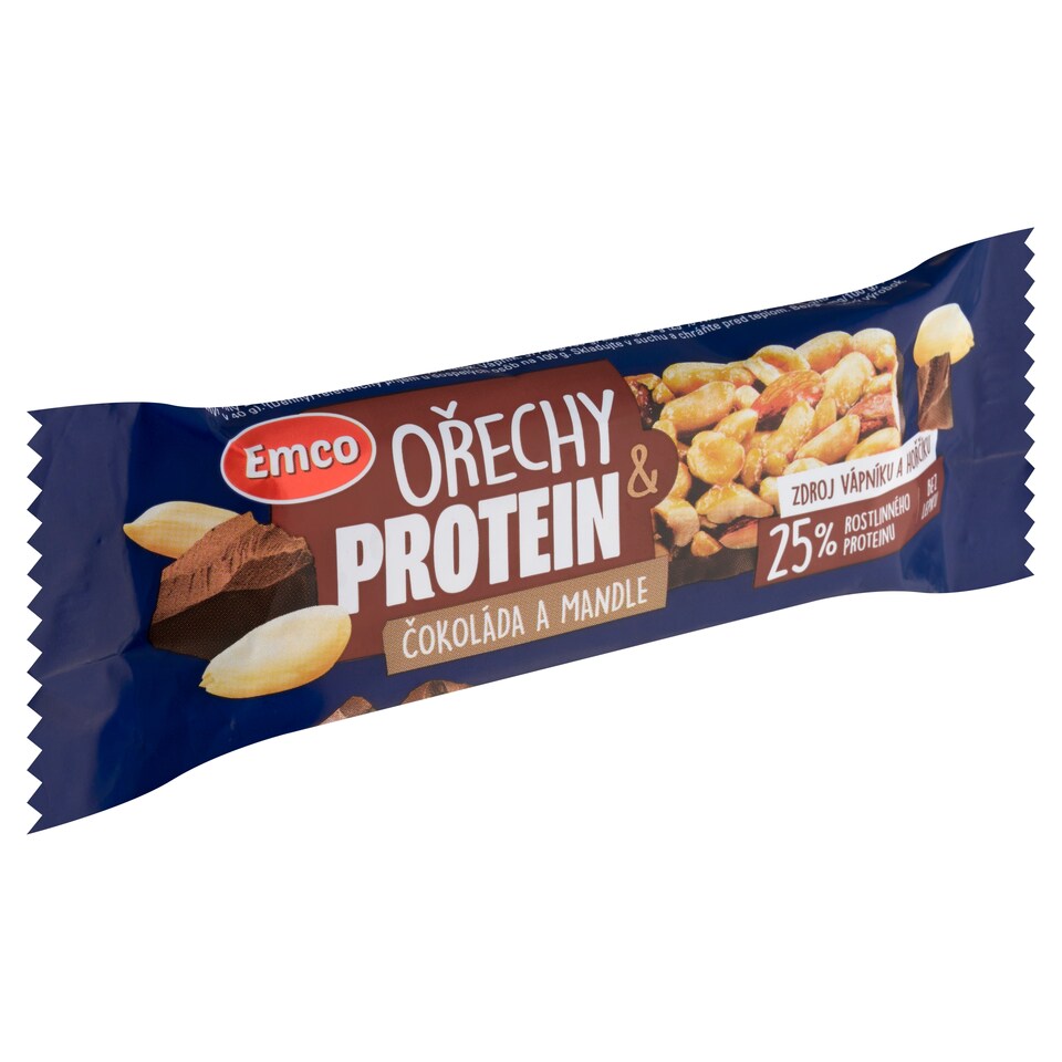 image 1 of Emco Nuts & Protein Chocolate and Almonds 40g