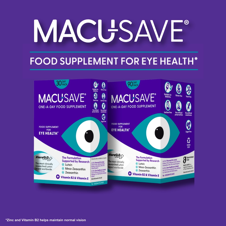 image 1 of Macusave Food Supplement 90 Pack