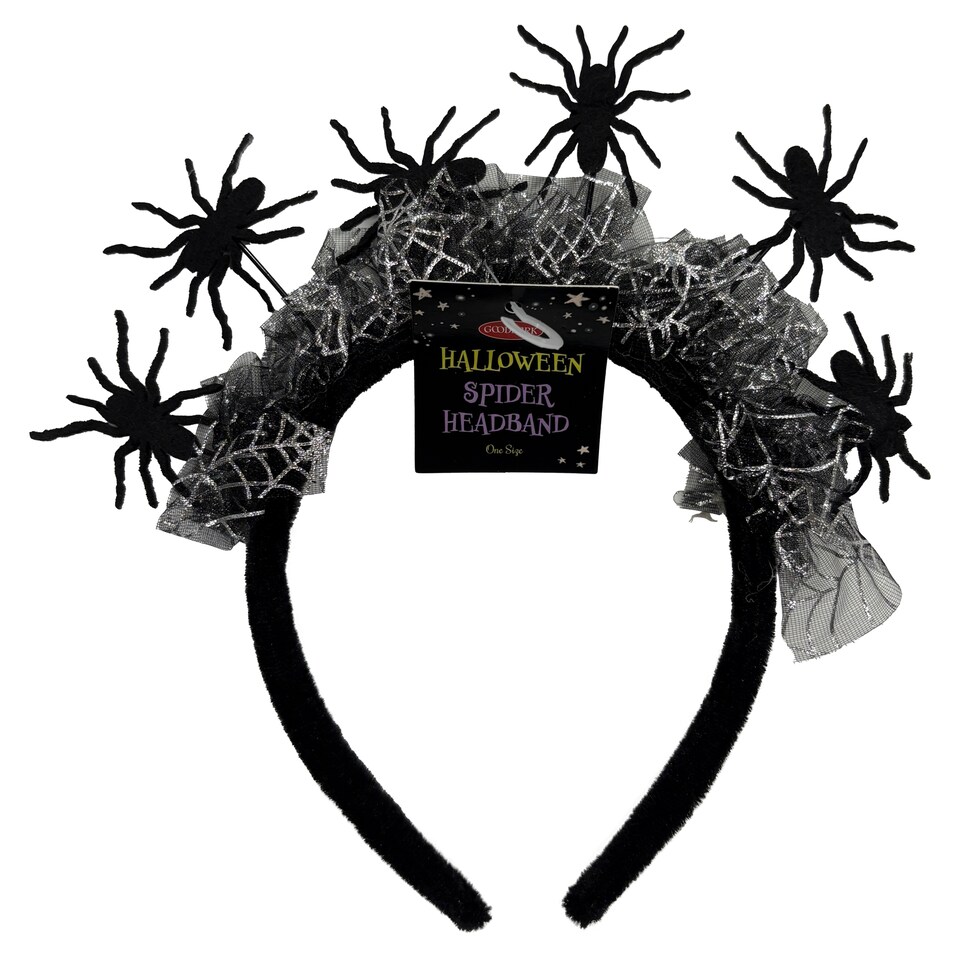 Halloween pókos fejpánt 