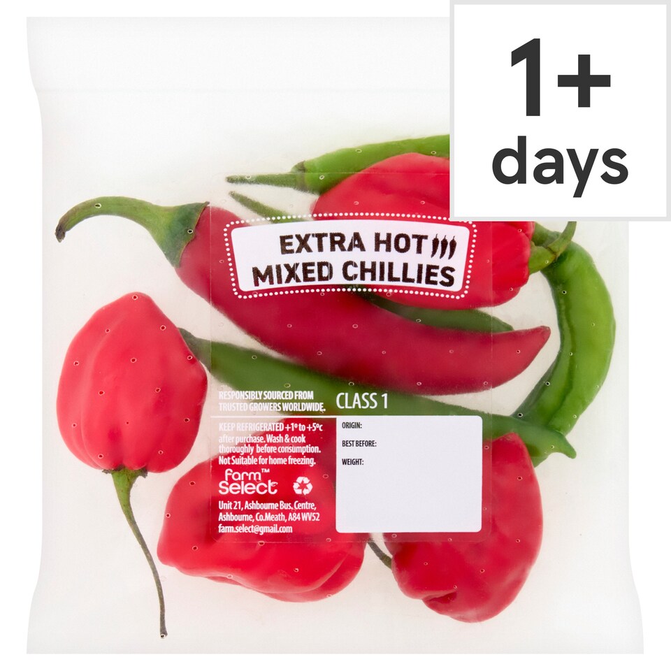 Farm Select Extra Hot Mixed Chillies 65G