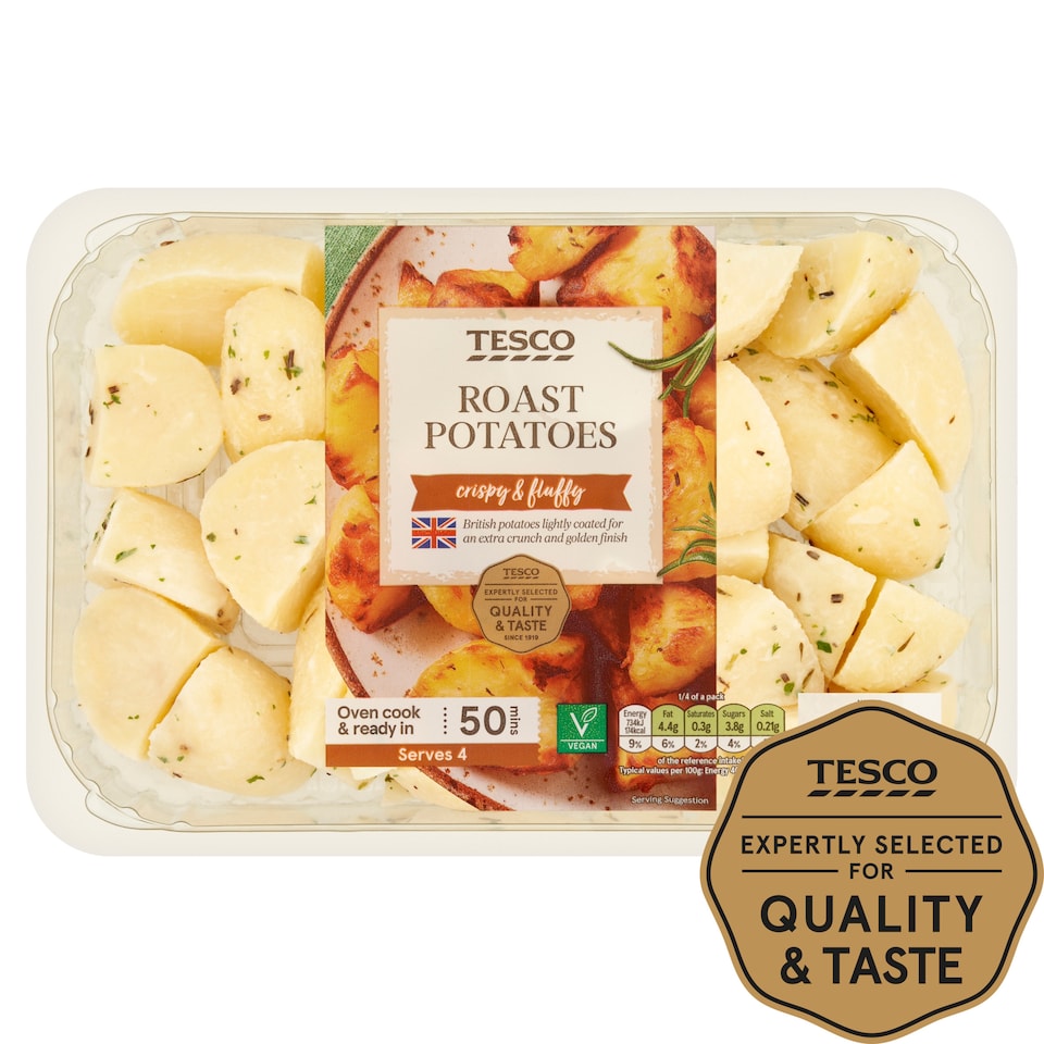 Tesco Seasoned Roast Potatoes 800G