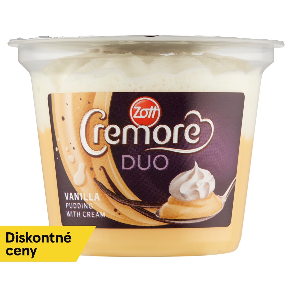 image 1 of Zott Cremore Duo Vanilla Pudding with Cream 190 g