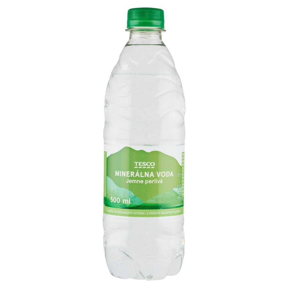 Tesco Minerálna voda jemne perlivá 500 ml