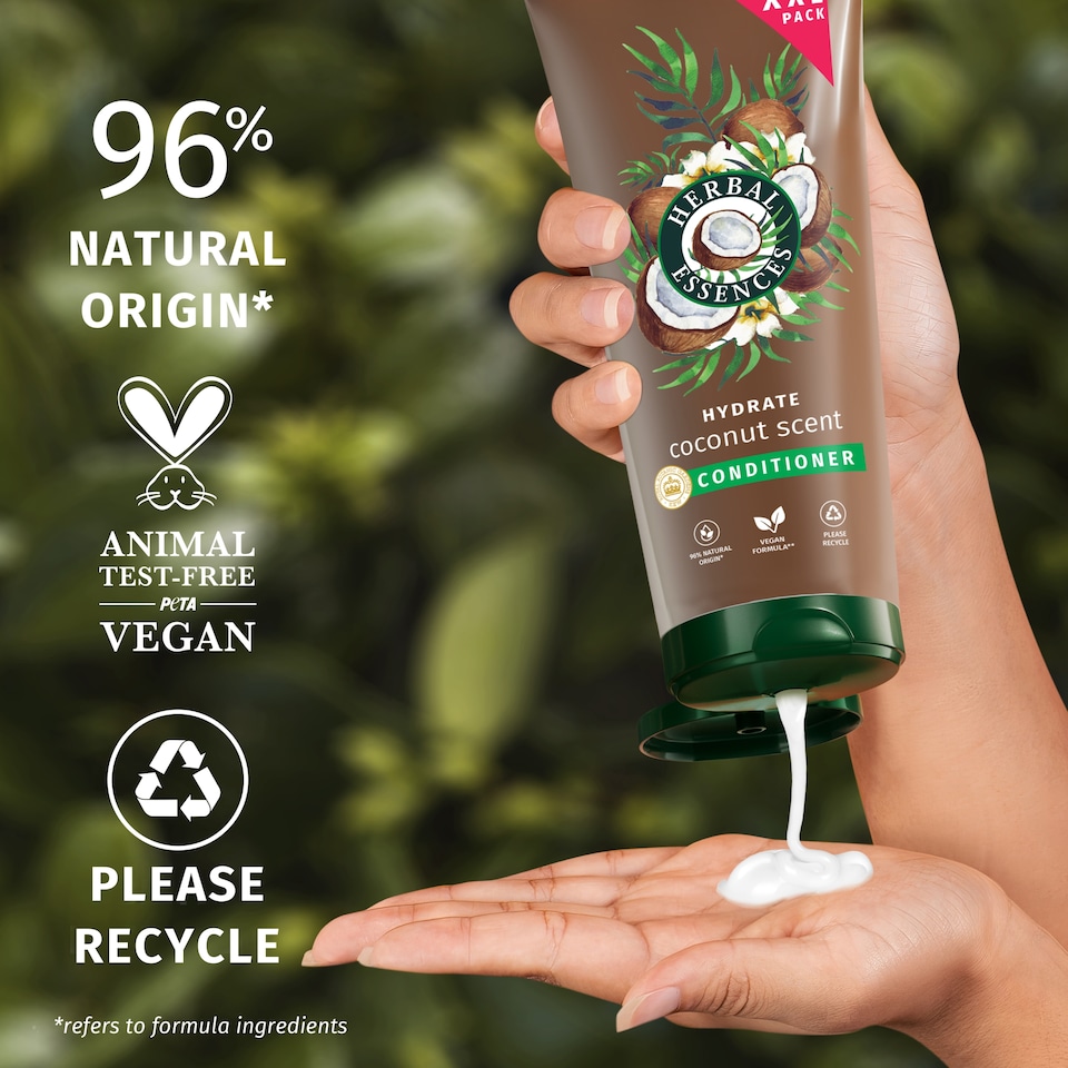 image 1 of Herbal Essences Hydrate Coconut Scent Conditioner 350ml