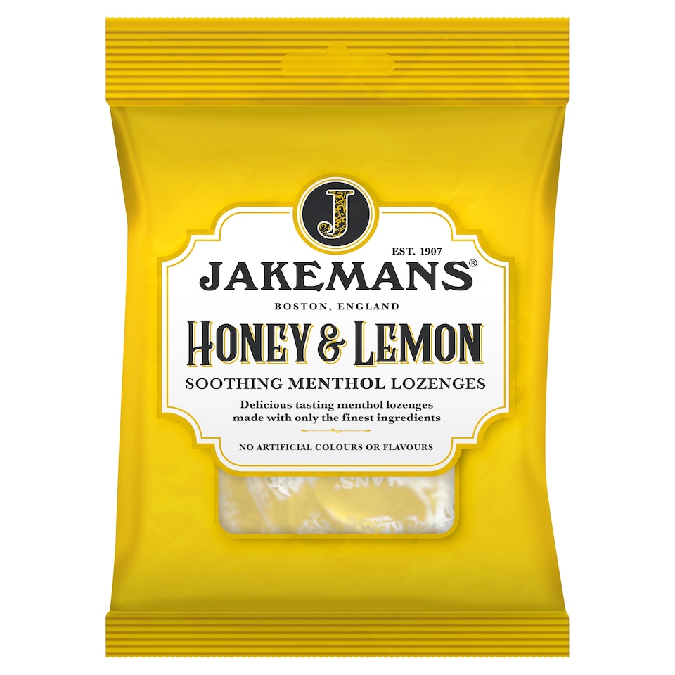 Jakemans Soothing Lozenges - Honey & Lemon Menthol 160g