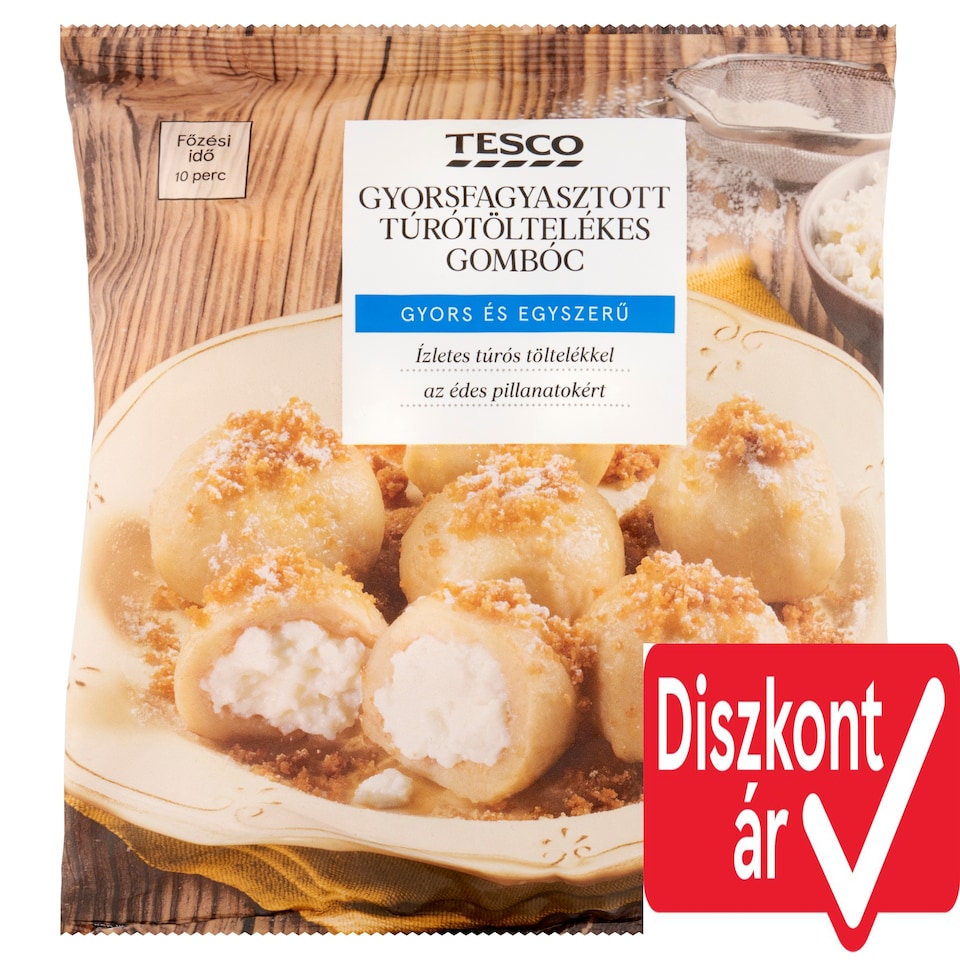 Tesco Quick-Frozen Dumpling with Cottage Cheese Filling 600 g