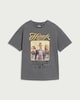 image 3 of K-Pop Demon Hunters Pure Cotton Printed T-Shirt in Grey