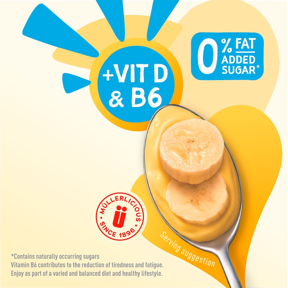 image 1 of Muller Light Banana Custard Yogurt 160G
