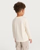 image 3 of F&F Boys 3-Pack Pure Cotton Printed Long Sleeved Tops in Cream