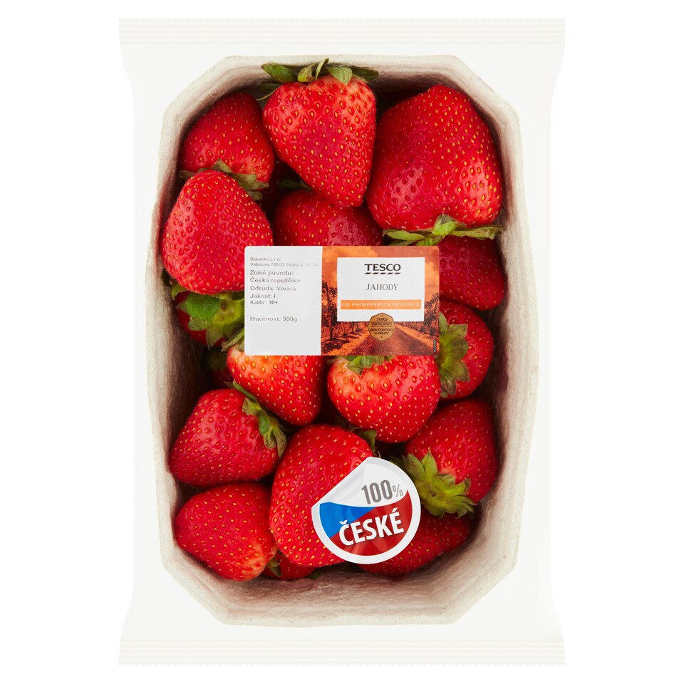 Tesco Jahody 500g