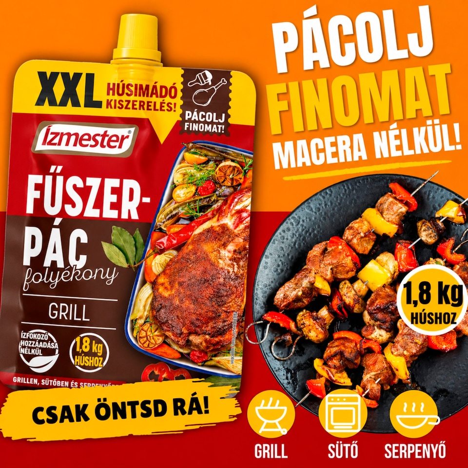 Ízmester folyékony grill fűszerpác 205 ml  1. kép