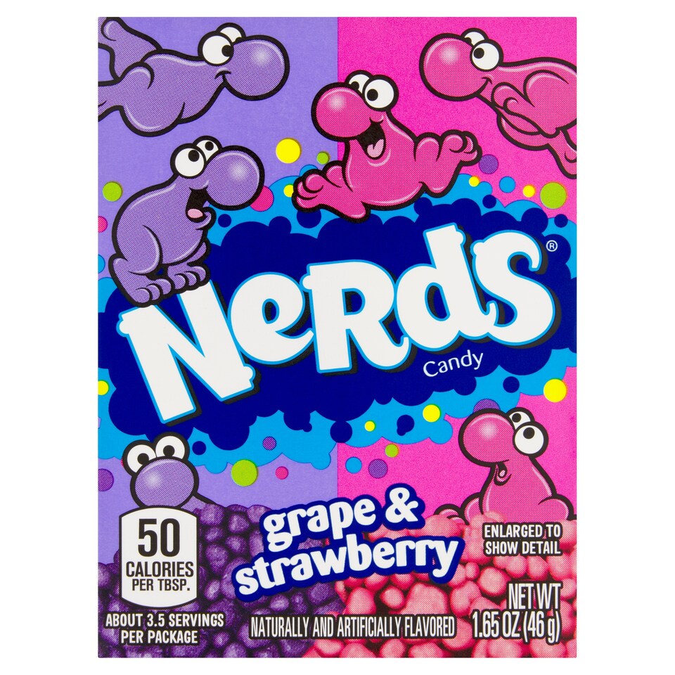 Wonka Nerds Strawberry & Grape 46.7G