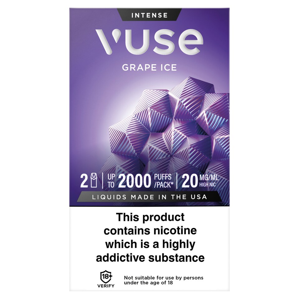 Vuse Pod Grape Ice 20mg/ml 2 Pack