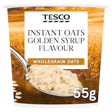 Tesco Instant Oats Golden Syrup Porridge 55G