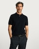 image 2 of F&F Pure Cotton Fine Knit Polo Shirt in Navy