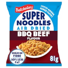 Batchelors Super Noodles Air Dried Low Fat Beef Instant Noodles 81g