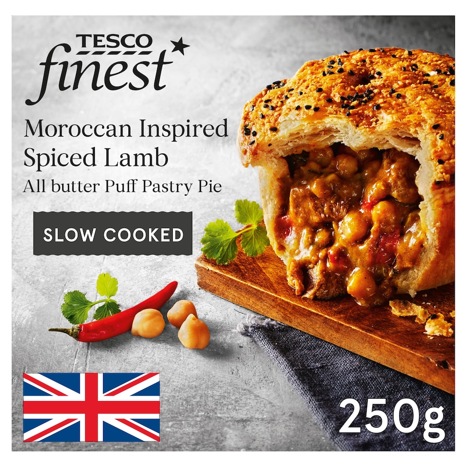Tesco Finest Moroccan Inspired Spiced Lamb Pie 250g