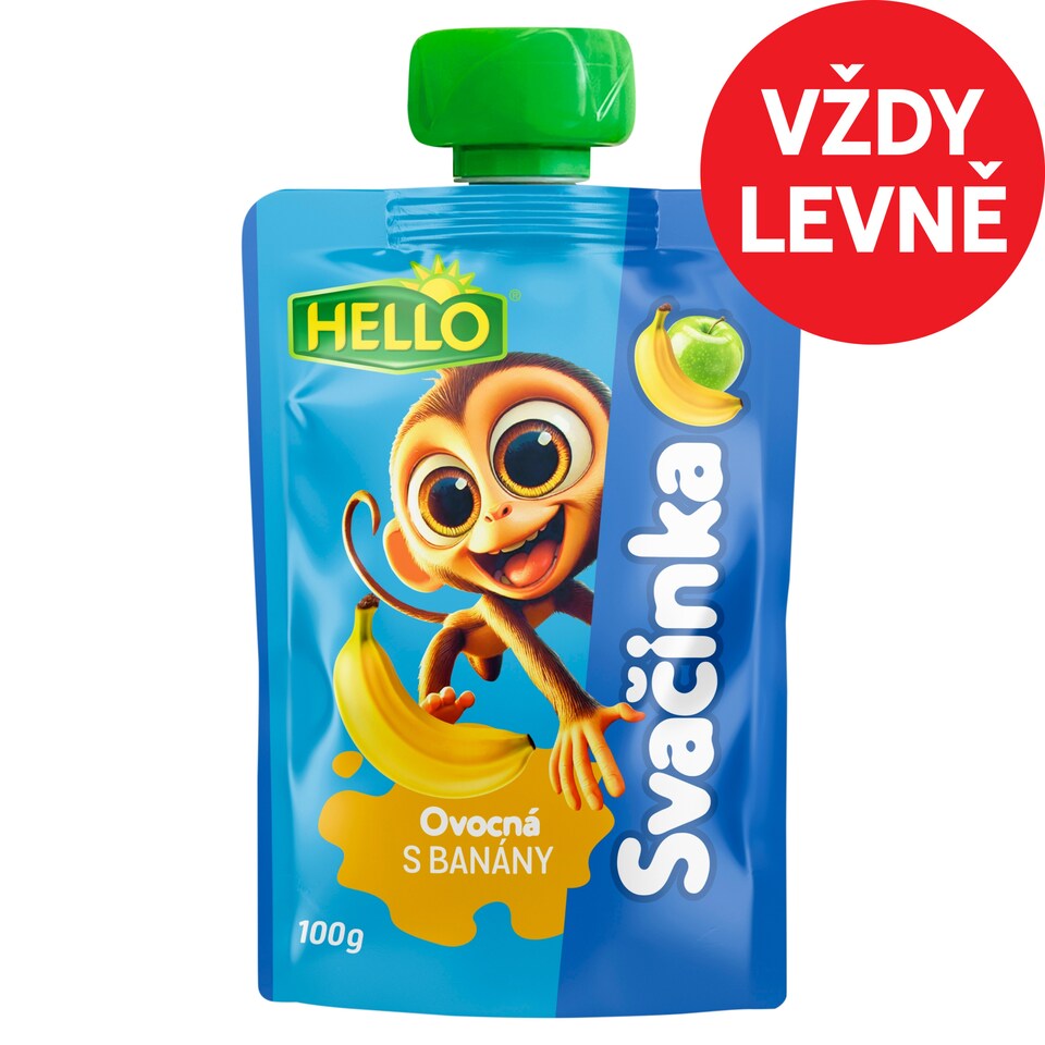 Hello Fruit Snack with Bananas 100g