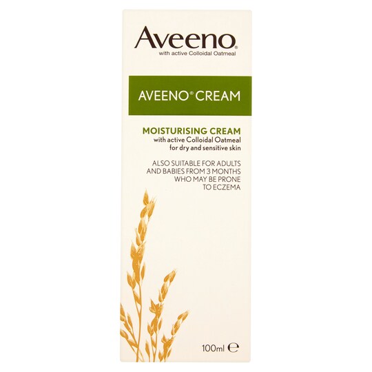 Aveeno Moisturising Cream 100Ml Tesco Groceries