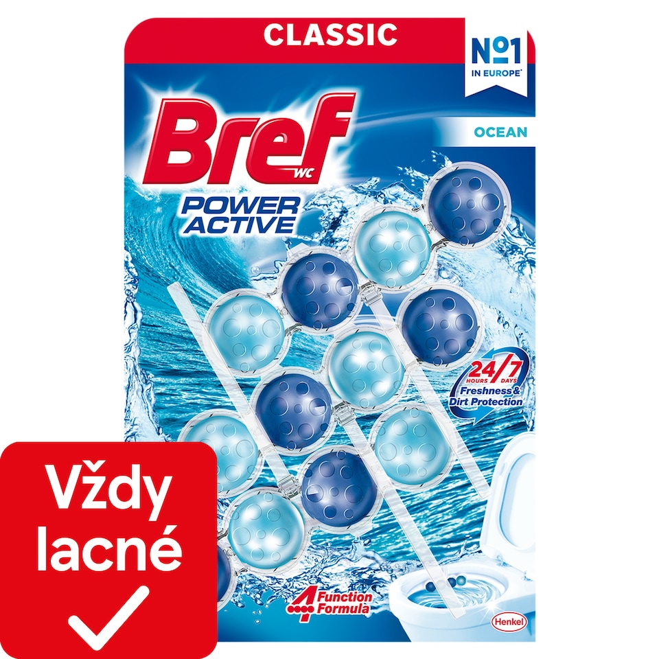 Bref Power Active Ocean Solid Toilet Block 3 x 50 g