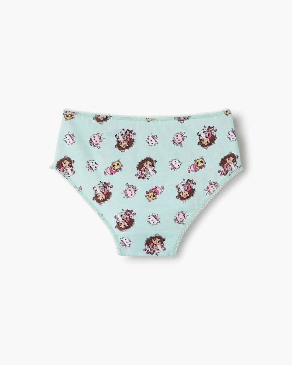 image 1 of Gabby's Dollhouse 5-Pack Pure Cotton Briefs in Multi