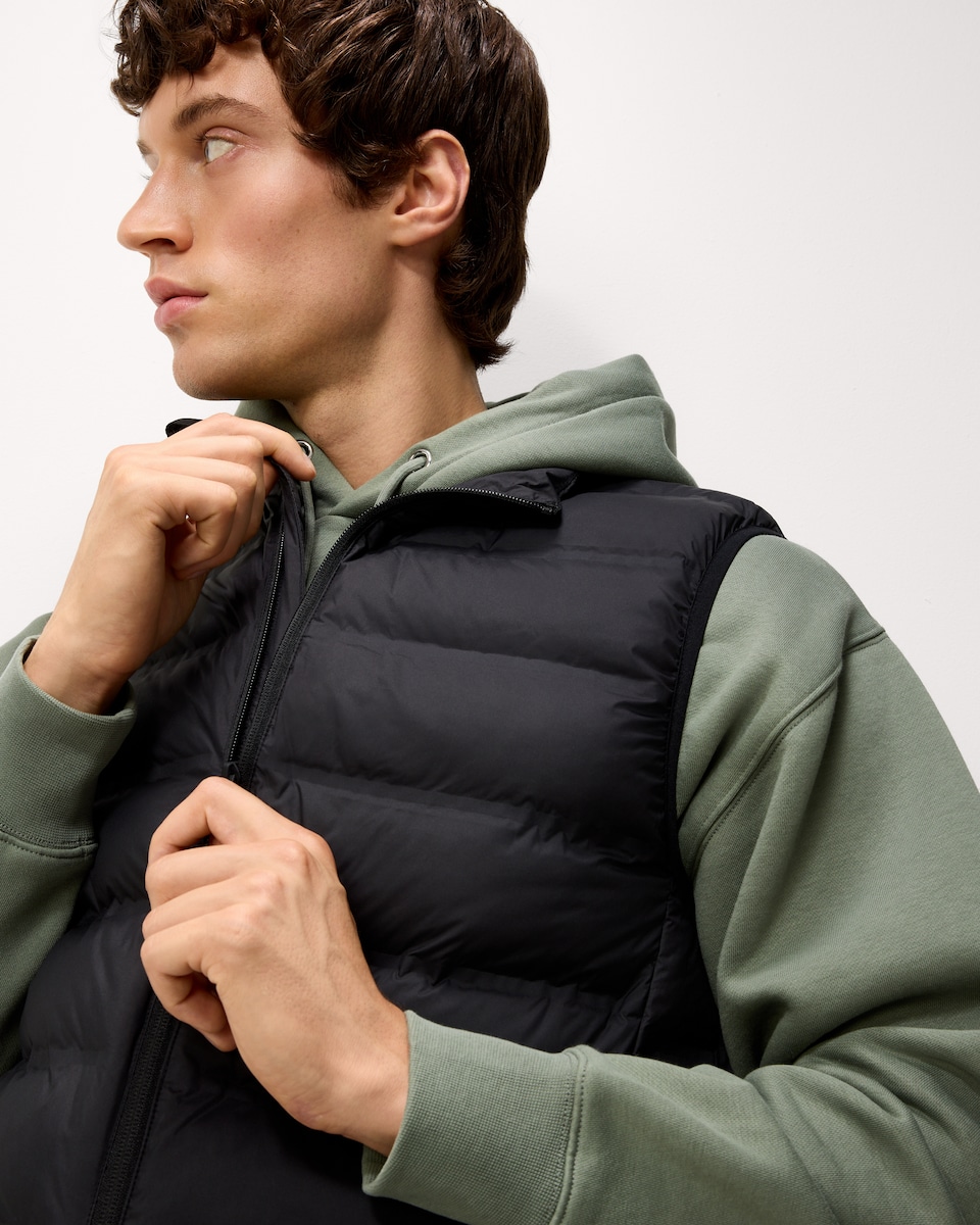 image 1 of F&F Active OUTDOOR Lightweight Warmth Thermal Gilet in Black