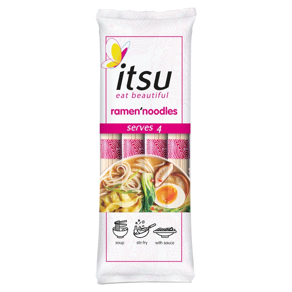 itsu ramen noodles serves 4 250g