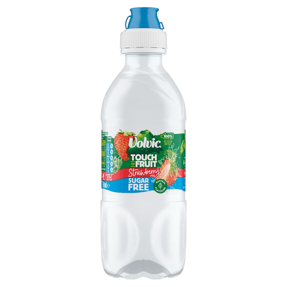 Volvic Touch Of Fruit Strawberry Sugar Free Still Flavoured Water 750ml