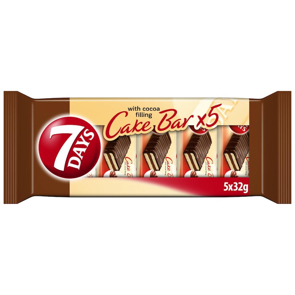 7 Days Cake bar s kakaovou náplní s čokoládovou polevou 5 x 32g