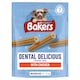 image 1 of BAKERS Dental Delicious Medium Chicken Dog Chews 200g