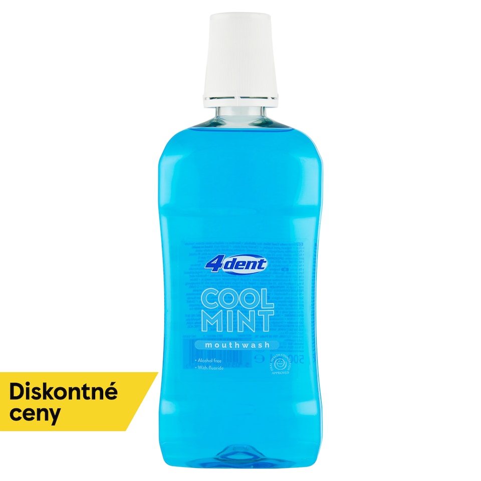 4Dent Cool Mint ústna voda 500 ml