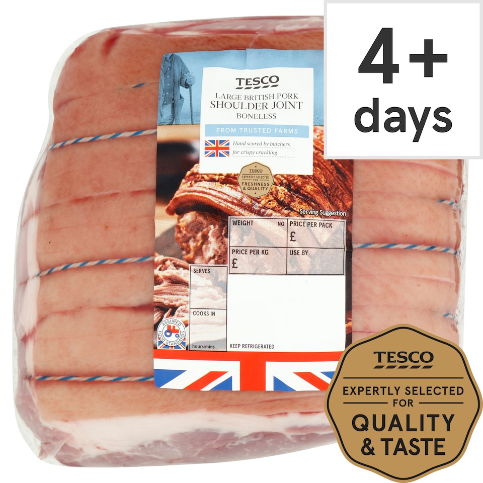 image 1 of Tesco Large Pork Shoulder Joint