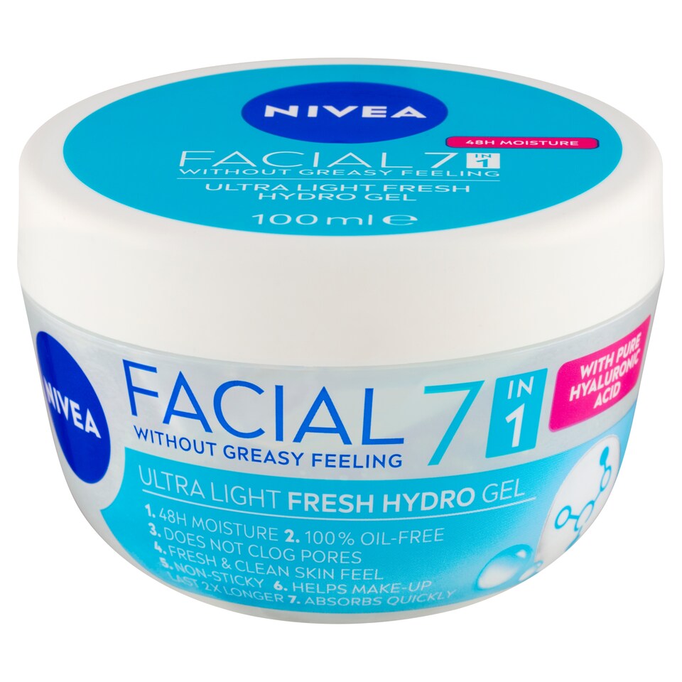 image 1 of Nivea Facial Ultra Light Fresh Hydro Gel 100ml