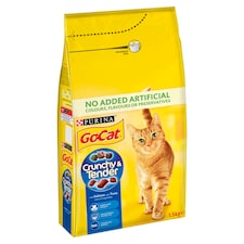 Go Cat Crunchy & Tender Salmon & Tuna 1.5kg