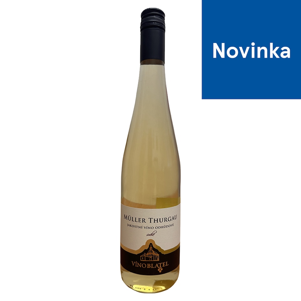 Víno Blatel Müller Thurgau víno biele suché 0,75 l