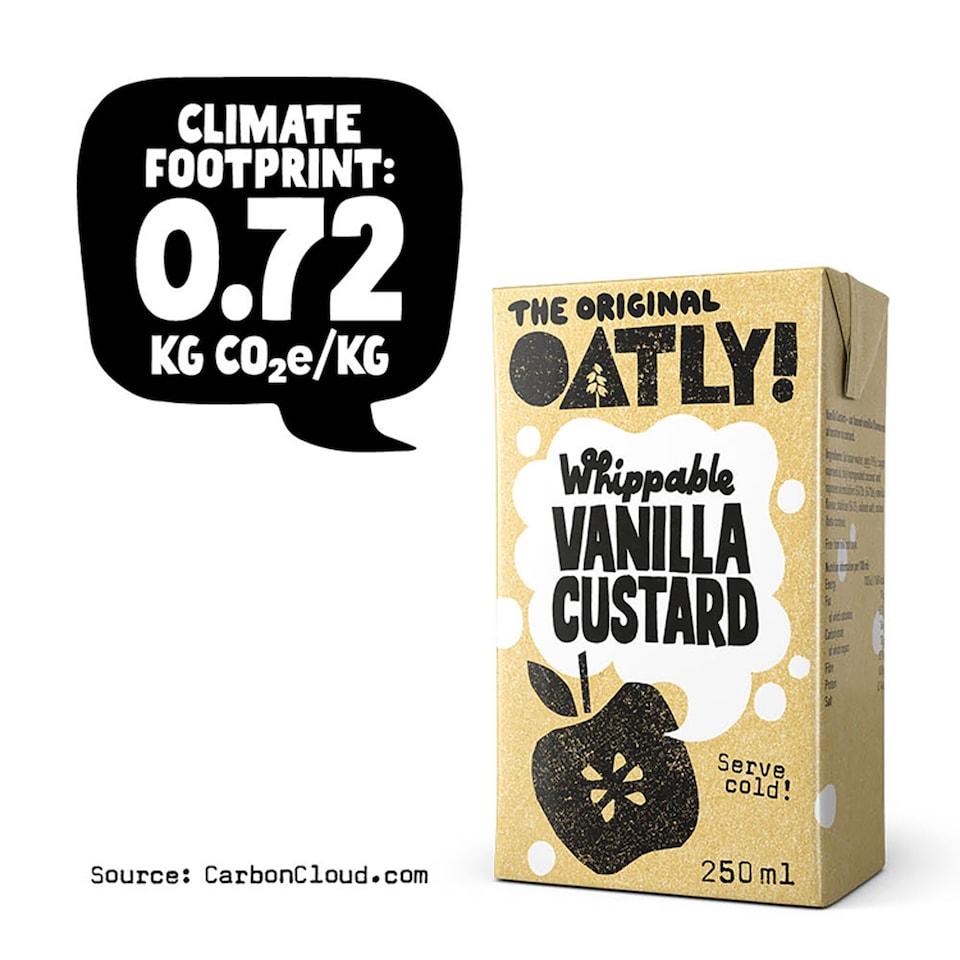 image 1 of Oatly Vanilla Custard 250Ml
