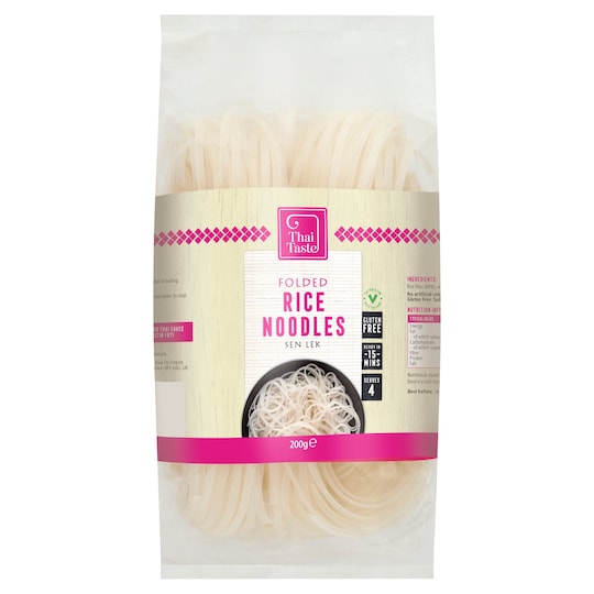 THAI TASTE RICE NOODLES 200G Tesco Groceries