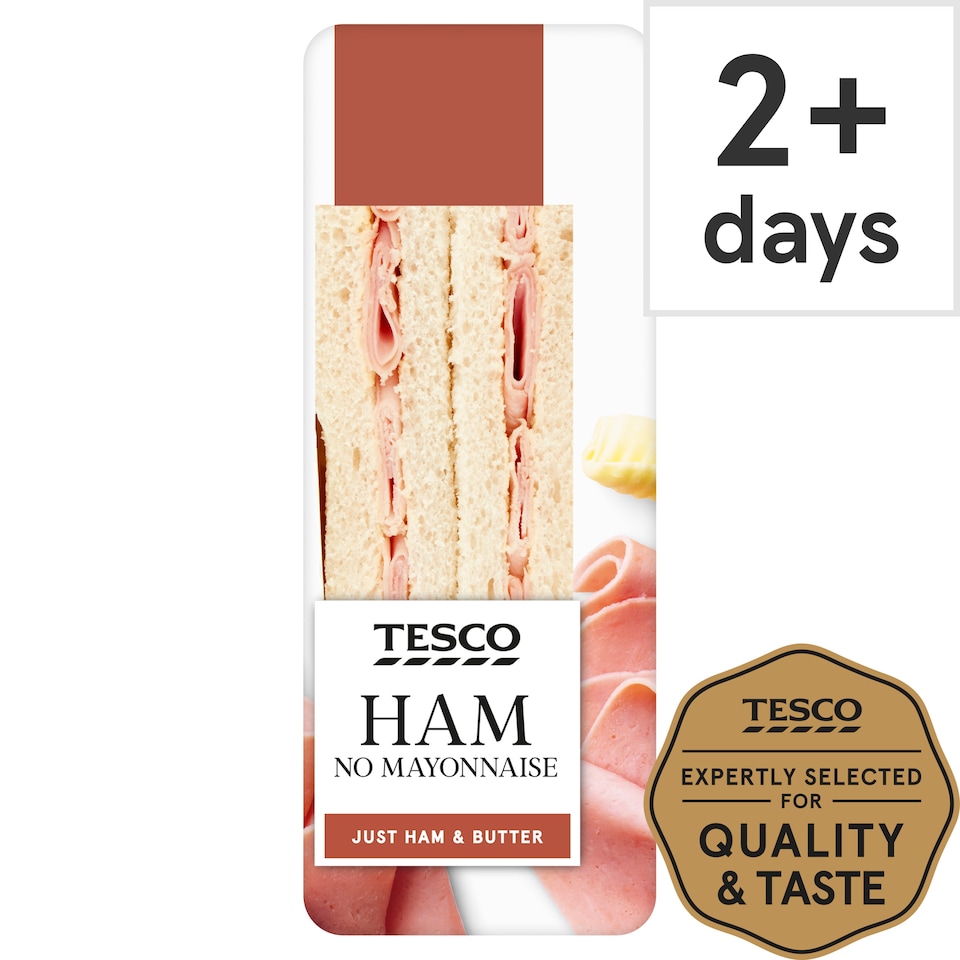 Tesco Just Ham Sandwich
