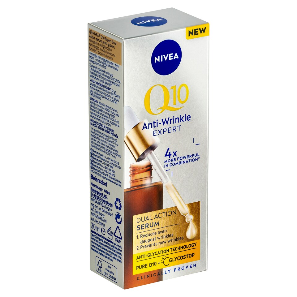 Obrázek 1 pro produkt Nivea Q10 Anti-Wrinkle Expert Expertní duální sérum proti vráskám 30ml