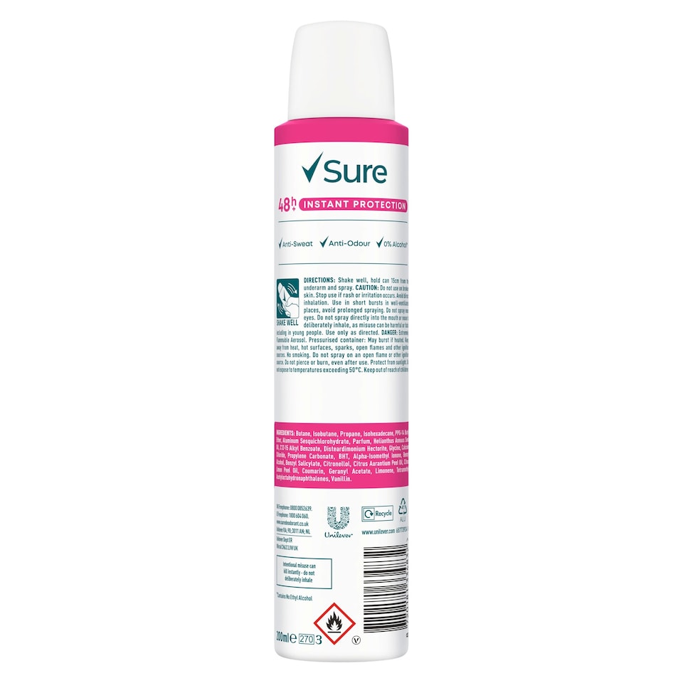 image 1 of Sure Women Bright Bouquet 48h Antiperspirant Deodorant 200ml