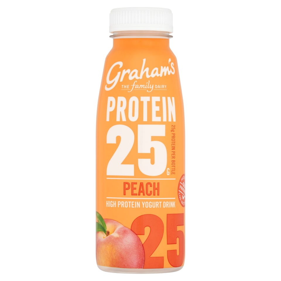 Graham's High Protein Yogurt Drink - Peach 330ml