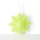 image 2 of Paperchase Neon Christmas Snowflake Decoration
