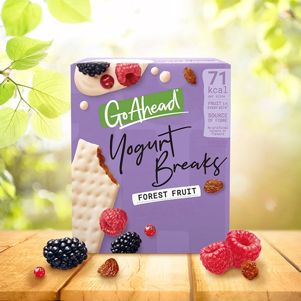 image 1 of Go Ahead Yogurt Breaks - Forest Fruit 4 x 35.5g