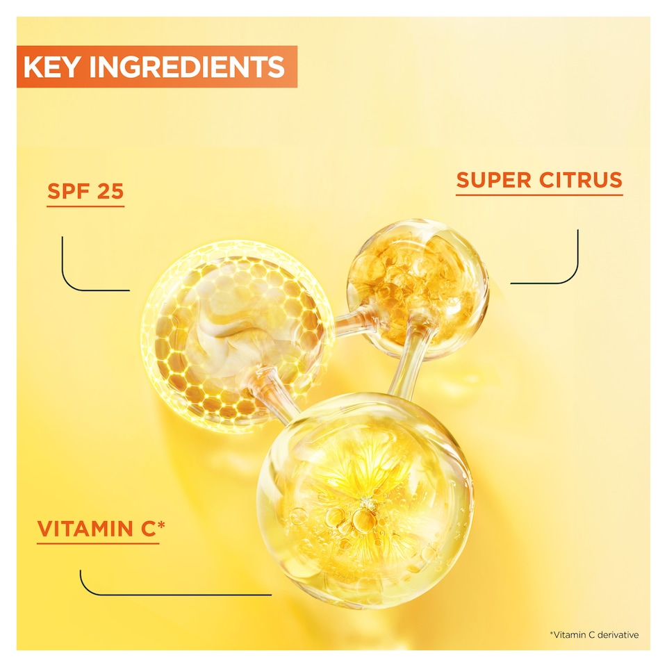 image 1 of Garnier Skin Active Vitamin C Brightening Serum Spf25 50Ml