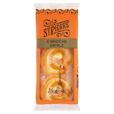 St Pierre 6 Brioche Swirls 300g