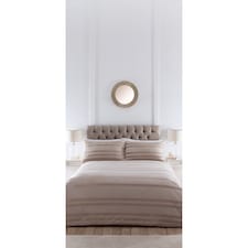WESTPARK BOUTIQUE CHAMPAGNE VELVET DUVET SET KING SIZE