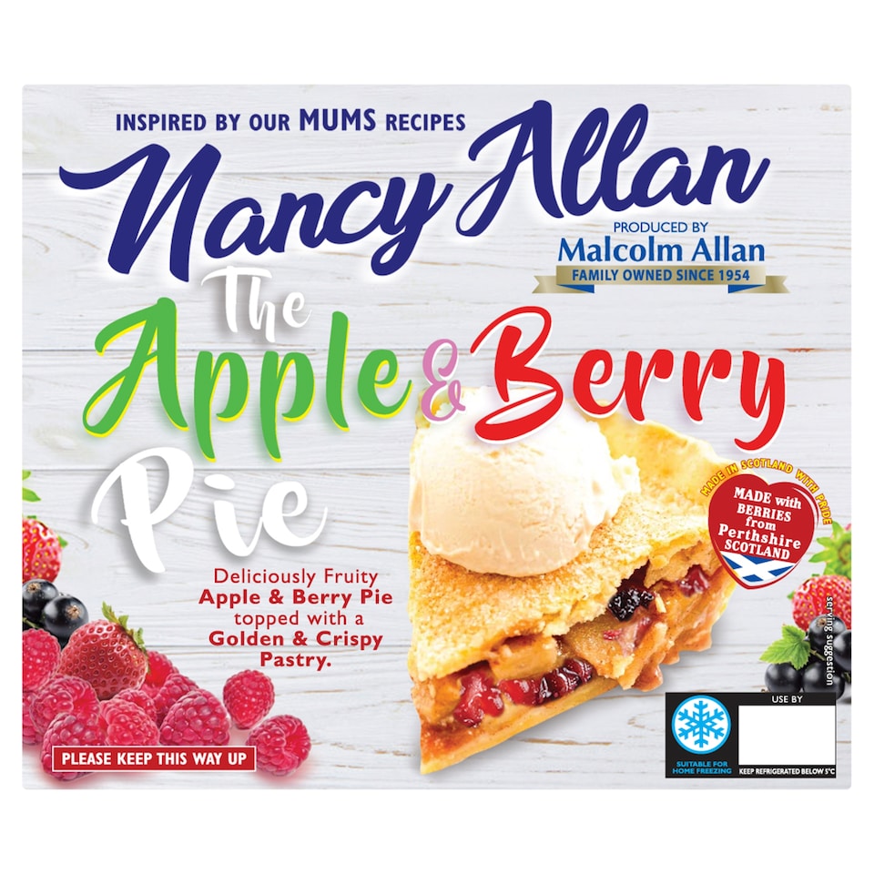 Malcolm Allan The Apple & Berry Pie 500G